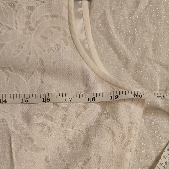 Tahari White Sheath Mini Dress Sleeveless Bateau - Picture 7 of 13